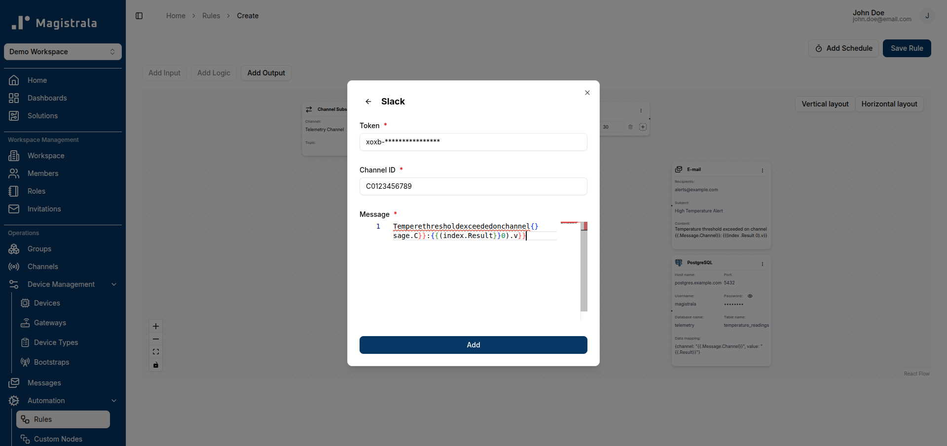 Slack variables